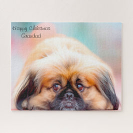 Quebra-cabeça Feliz vovô de Natal.