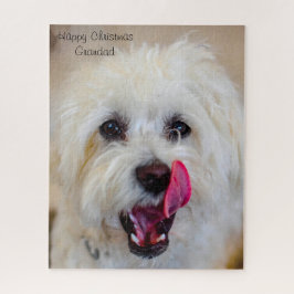 Quebra-cabeça Feliz vovô de Natal.