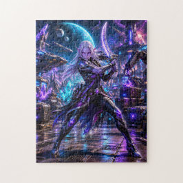 Quebra-cabeça Female Space Pirate — Alien Duelist
