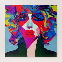 Quebra-cabeça Feminino Abstrato