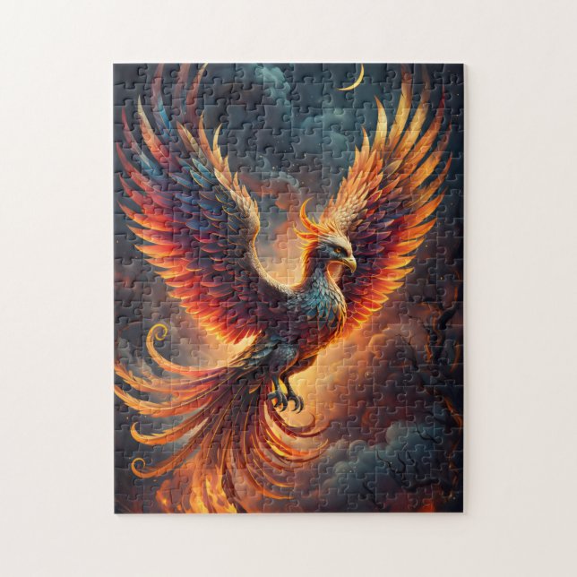 Quebra-cabeça Fênix Ascendente (Vertical)