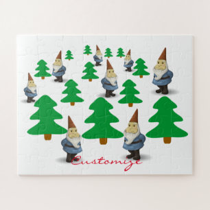 Quebra-cabeça Feriado de inverno Gnomos Árvores de Natal Thunder