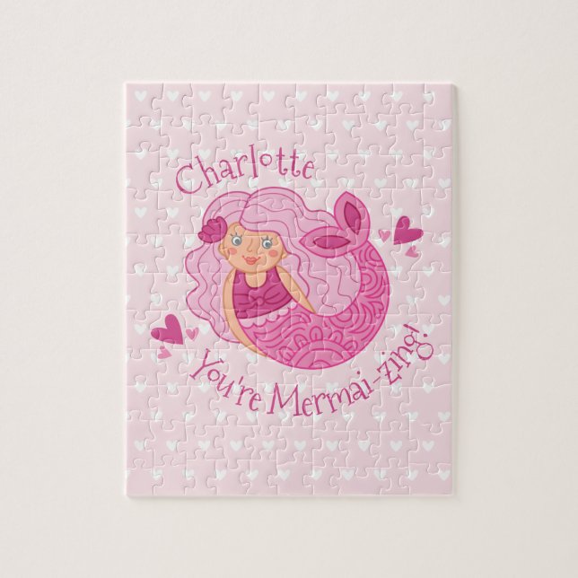 Quebra-cabeça Feriado de Namorados para crianças bonitas (Vertical)