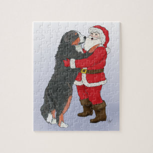 Quebra-cabeça Feriado Jowly do cão de montanha de Bernese