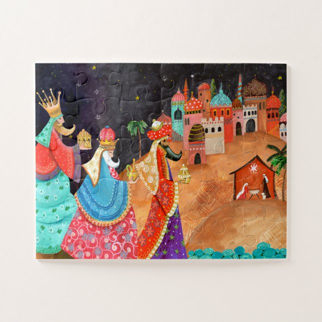 Quebra-cabeça Feriado moderno dos três Reis Magos (Horizontal)