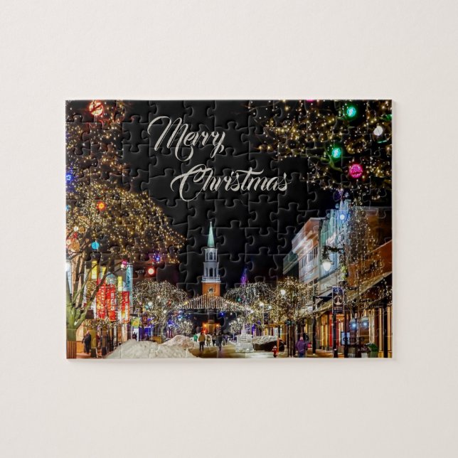 Quebra-cabeça Feriados Coloridos da Véspera de Natal (Horizontal)