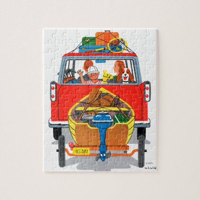 Quebra-cabeça Férias de Verão (Vertical)