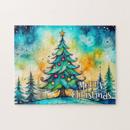 Quebra-cabeça Férias Felizes | Feliz Natal, Todos