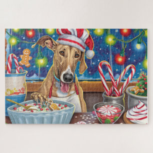 Quebra-cabeça Férias Greyhound de Panificação: Natal Festivo