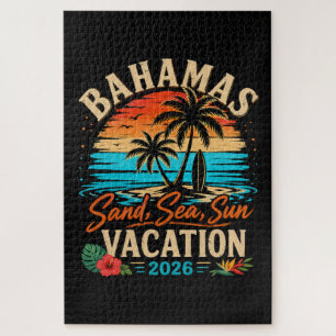 Quebra-cabeça Férias Sol Areia Mar Bahamas 2026