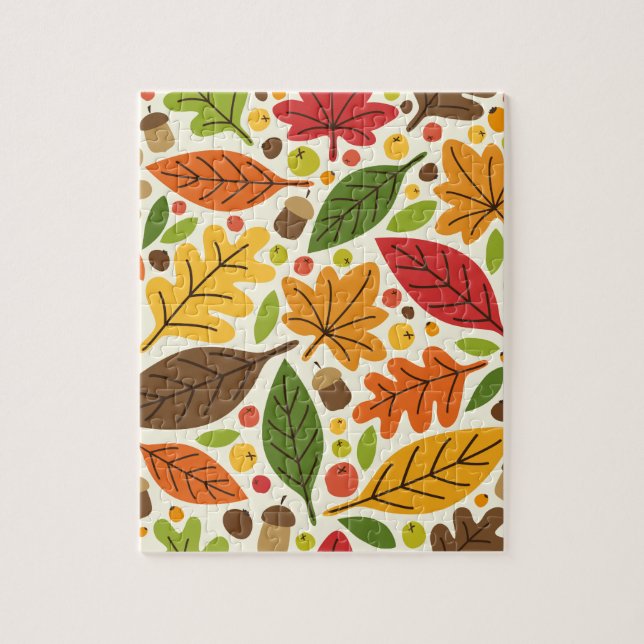 Quebra-cabeça Férias xadrezes Queda outono outono Dia de Ação de (Vertical)