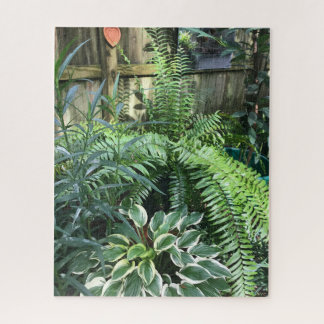 Quebra-cabeça Ferns Verdes e Folhagem