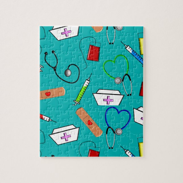 Quebra-cabeça Ferramentas da enfermeira (Vertical)