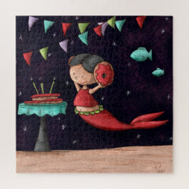 Quebra-cabeça Festa de aniversário de Sereia