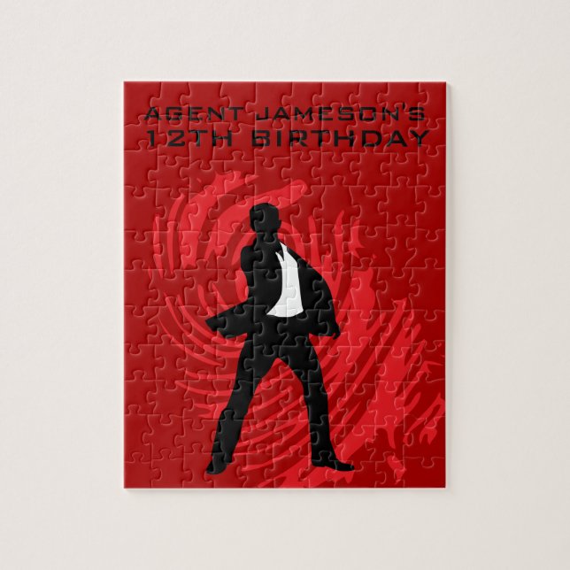 Quebra-cabeça Festa de Espionagem de Meninos Dedo Vermelho (Vertical)