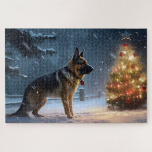 Quebra-cabeça FESTIE german shepherd Natal