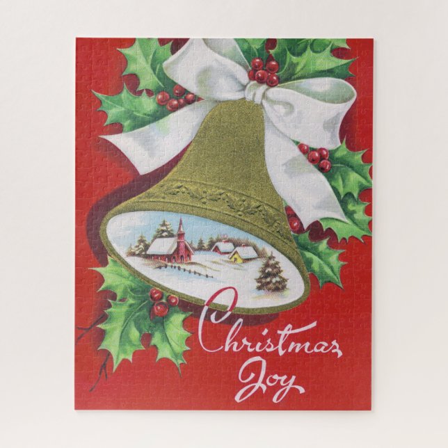 Quebra-cabeça festivo da família dos sinos do (Vertical)