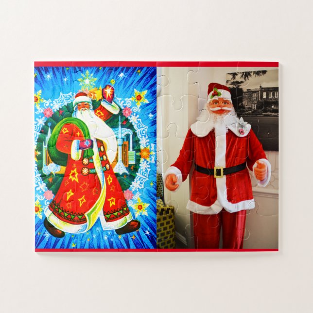 Quebra-cabeça Festivo Santas (Horizontal)