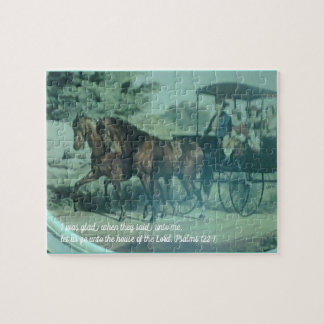 Quebra-cabeça Fico feliz em ir à Igreja