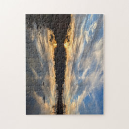 Quebra-cabeça Fiel Fall Sunset