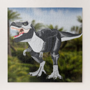 Quebra-cabeça Fierce Tyrannosaurus rex, personalizado
