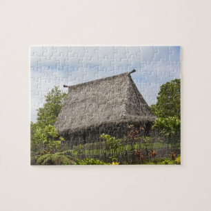 Quebra-cabeça Fiji, Ilha Viti Levu. Centro Cultural Polinésio