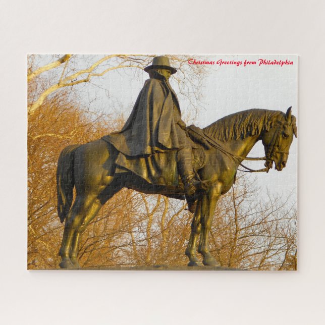 Quebra-cabeça Filadélfia Street Scenes.Cartões de natal (Horizontal)