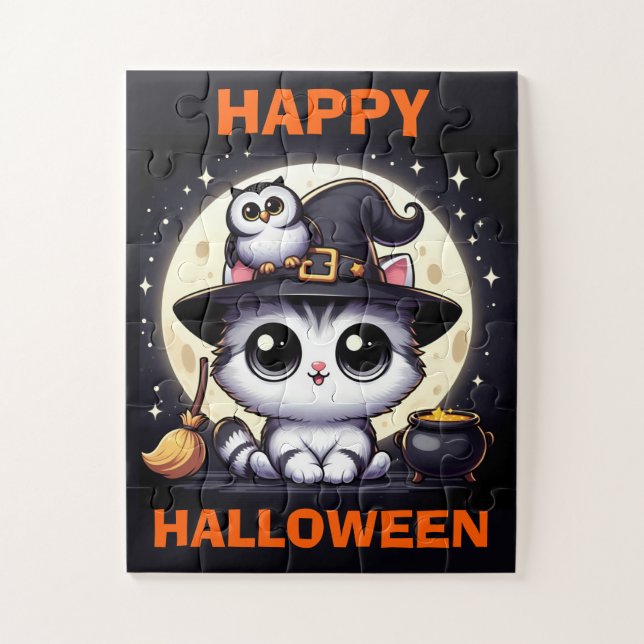 Quebra-cabeça Filhos de Gato e Coruja (Vertical)