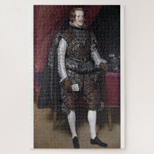 Quebra-cabeça Filipe IV de Castanho e Prata por Diego Velázquez