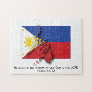 Quebra-cabeça FILIPINAS Nação Abençoada PAVILHÃO FILIPINO