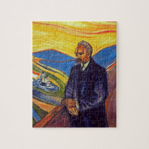 Quebra-cabeça Filósofo Friedrich Nietzsche (por Edvard Munch)