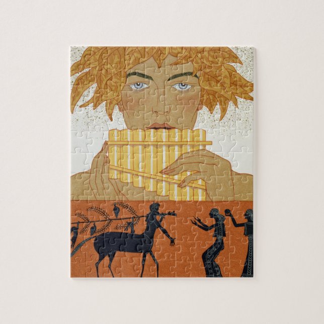 Quebra-cabeça Filtre o gaiteiro, ilustração de "Les Mythes" por (Vertical)