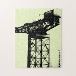 Quebra-cabeça Finnieston Crane, Glasgow, Escócia