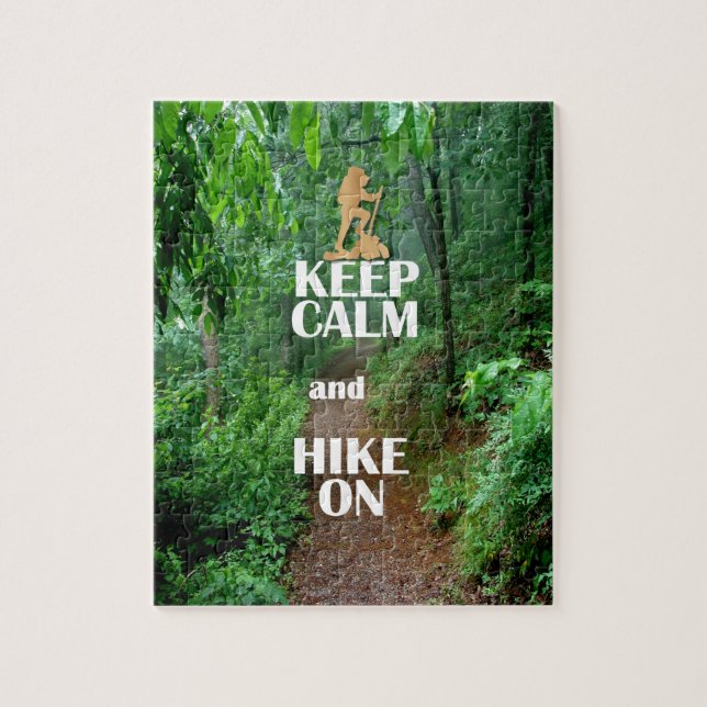 Quebra-cabeça Fique calmo e caminhe (Vertical)