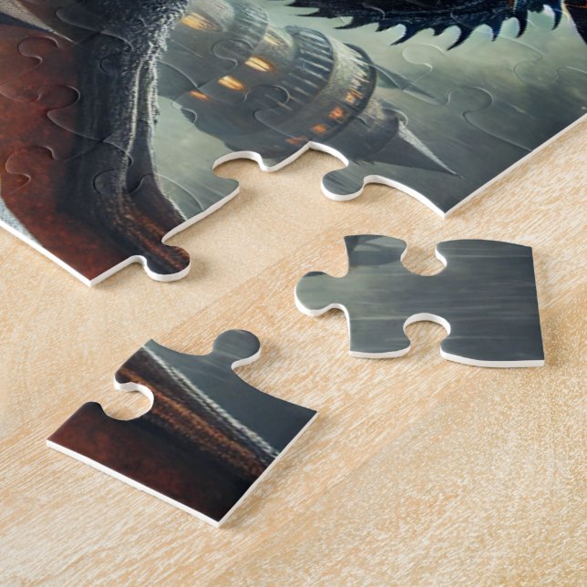 Quebra-cabeça Firestorm Guardian: A ira do dragão mítico (Lateral)