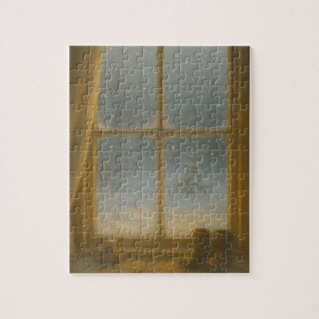 Quebra-cabeça First Snow – Magic Beyond the Glass (Vertical)