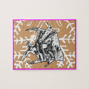 Quebra-cabeça Fish Angel 905 jGibney The MUSEUM Zazzle Gifts