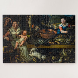 Quebra-cabeça Fishmongers por Vincenzo Campi Painting