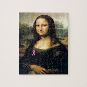 Quebra-cabeça Fita cor-de-rosa Mona Lisa