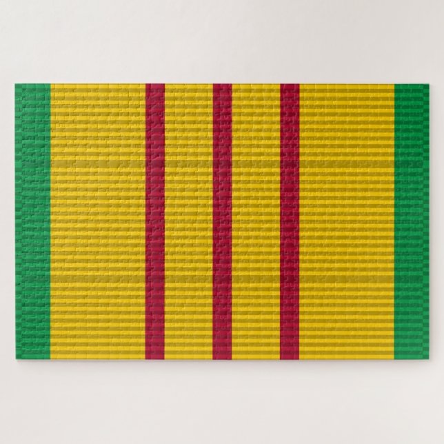 Quebra-cabeça Fita da Medalha de Serviço no Vietnã (Horizontal)