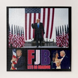 Quebra-cabeça FJB - Vamos Brandon - Presidente Trump