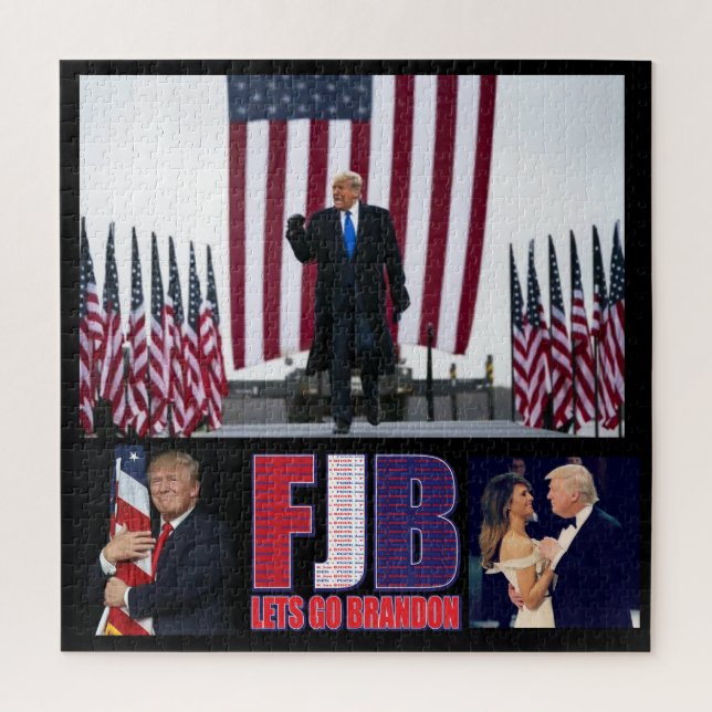 Quebra-cabeça FJB - Vamos Brandon - Presidente Trump (Vertical)