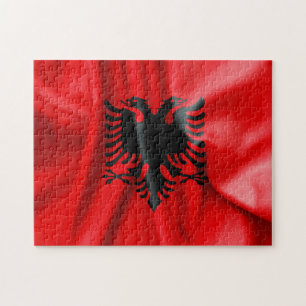 Quebra-cabeça Flag Jigsaw da Albânia