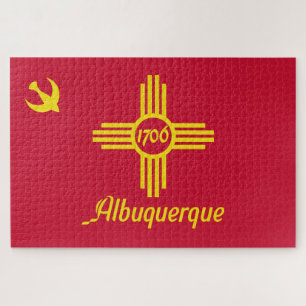 Quebra-cabeça Flag of Albuquerque (New Mexico)