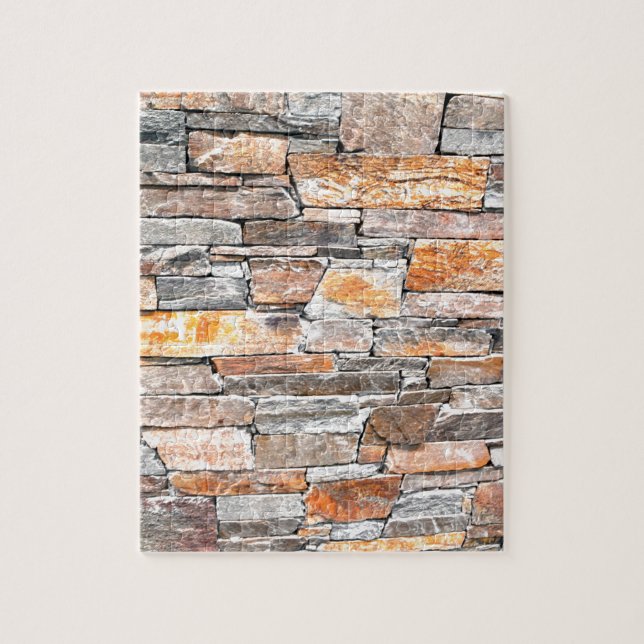 Quebra-cabeça Flagstone | padrão de pedra natural | tijolos (Vertical)