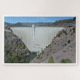 Quebra-cabeça Flaming Gorge Dam Reservoir Utah Photograph EUA