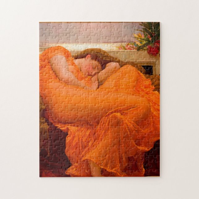 Quebra-cabeça Flaming June, 1895, por Lord Frederic Leighton (Vertical)