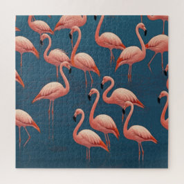 Quebra-cabeça Flamingo Pattern