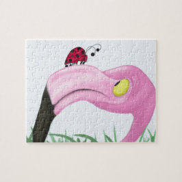 Quebra-cabeça Flamingo Rosa bonito
