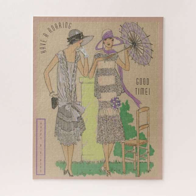 Quebra-cabeça Flappers de aniversário de 20 anos (Vertical)